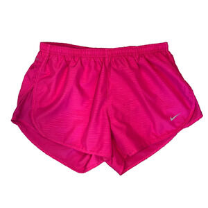 NIKE Tempo Dri-Fit Brief‎ Lined Hot Pink Running Shorts Med Training Performance